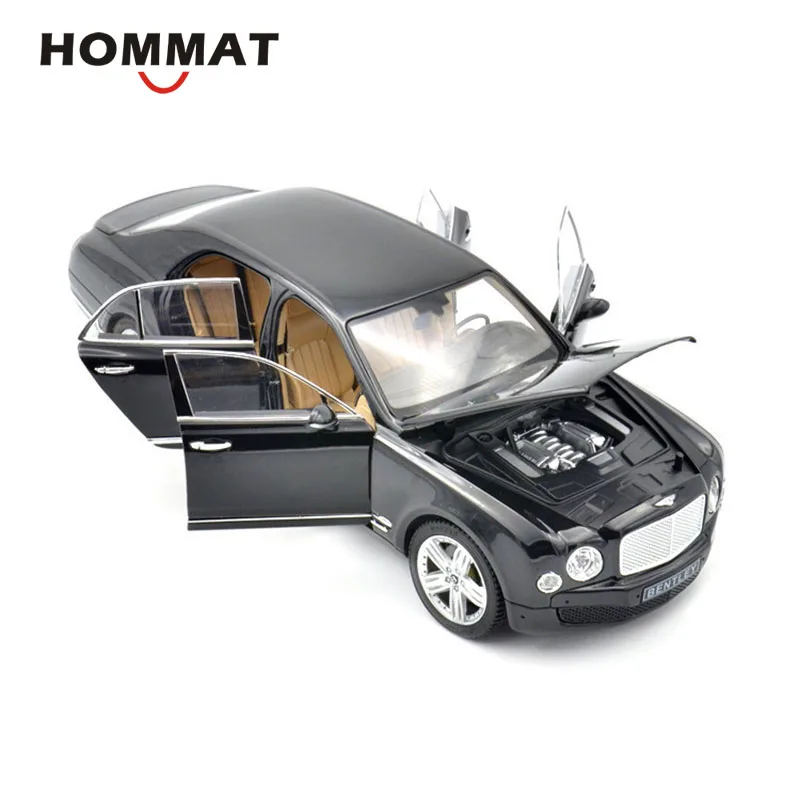 HOMMAT Simulation1/18 Mulsanne люкс Сплав 1:18 литья под давлением модели автомобиля Коллекция игрушечных автомобилей модель украшения подарок для детей