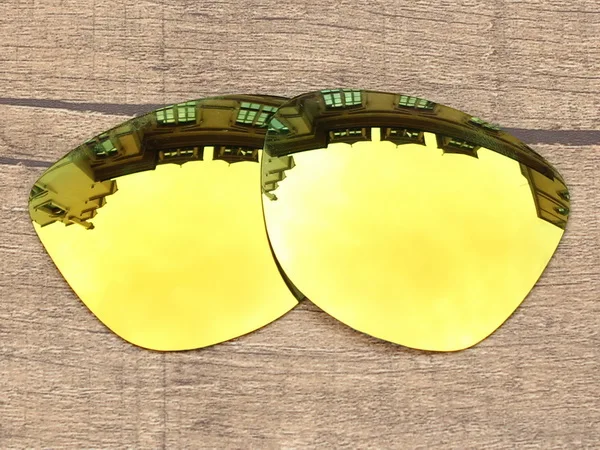 24K Mirror Vonxyz 20+ выбор цветов поляризованные Сменные линзы для-оправа Frogskins - Цвет линз: 24K Mirror