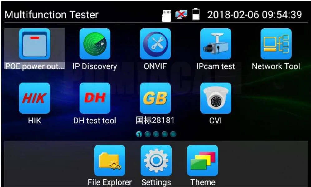 IPC-1800SN 4 дюймов 4 к H265 IP камера тестер 8MP AHD TVI CVI CVBS CCTV тестер монитор с кабелем tracer, POE