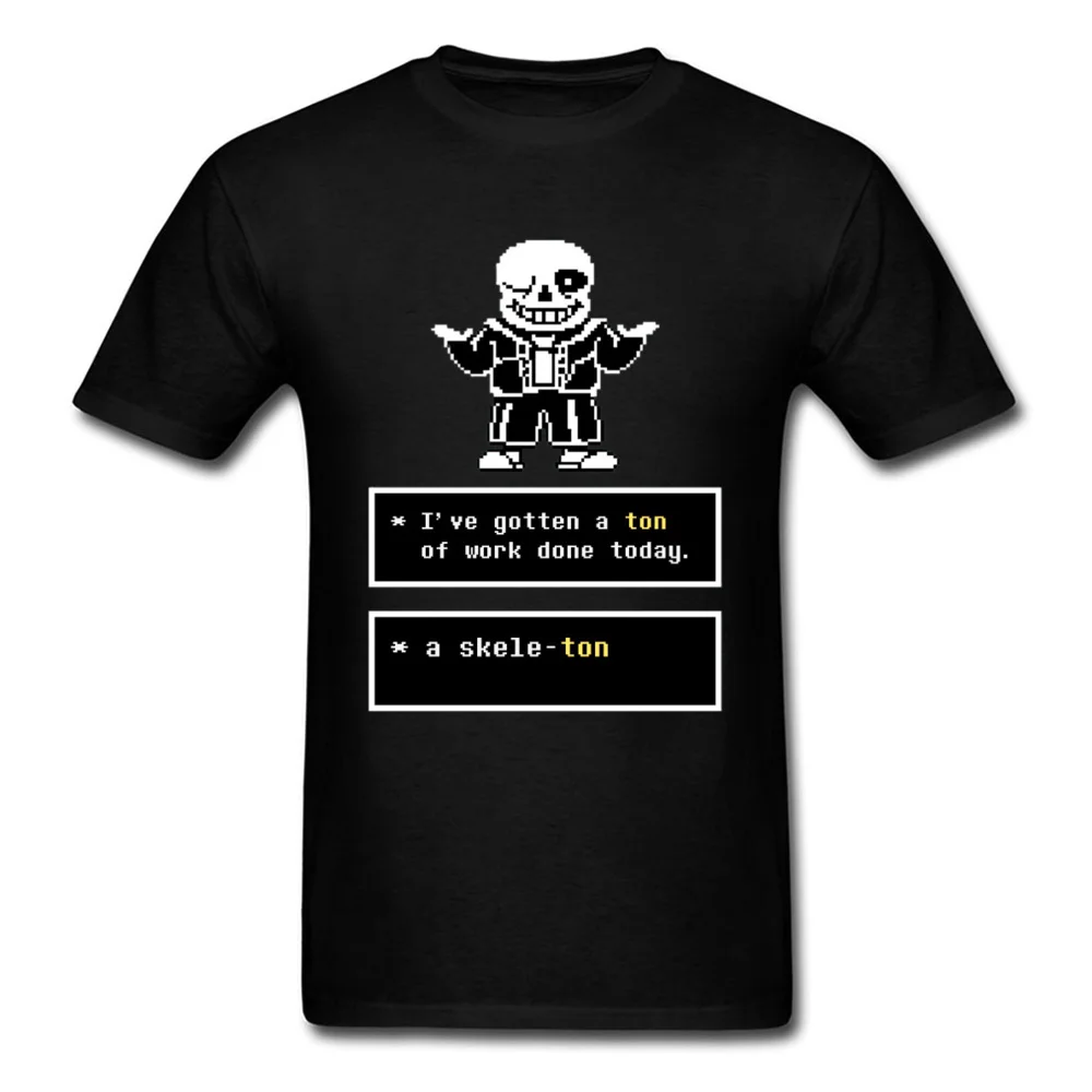 Футболка Undertale Кошмар перед Рождеством веселые футболки Sans Papyrus Скелетон Череп