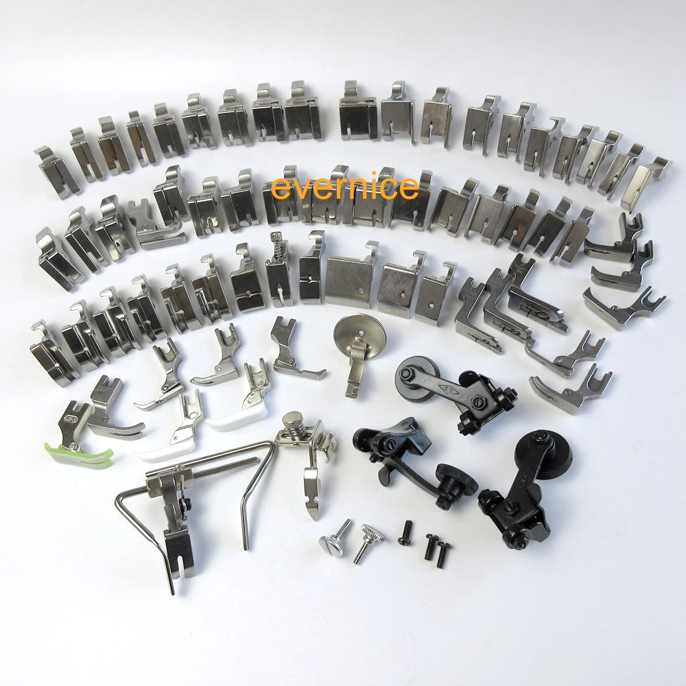 Набор прижимных лапок Ultra 68 для рукоделия сшитых из нечаи стандартный Sunstar Gemsy |