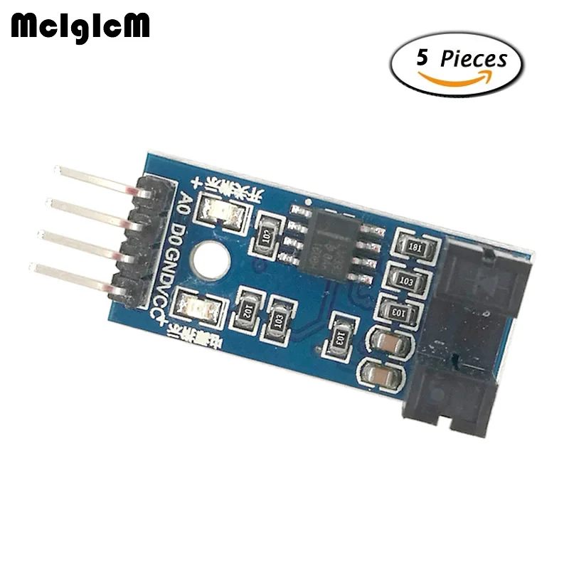 Mcigicm 5 шт. высокое качество 4 pin инфракрасный Датчики скорости модуль/51/AVR/пик 3.3 В