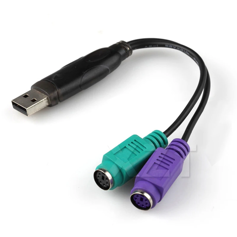 20 шт. для клавиатуры мыши компьютера USB к PS2 PS/2 Удлинительный кабель адаптер Y