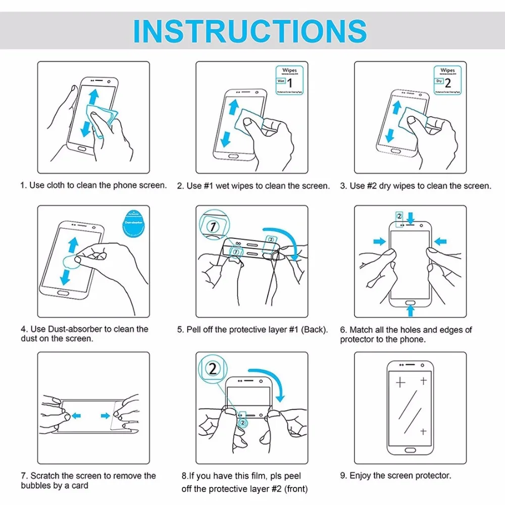 

For Huawei MediaPad M3 Lite 10.1 Tablet 0.3mm 9H Hardness Tempered Glass Screen Film