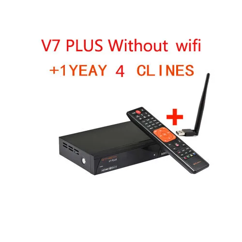 V7 PLUS with wifi Новое поступление GTMEDIA V7 плюс DVB-S2 DVB-T2 спутниковый ТВ комбинированный приемник Поддержка H.265+ Испания Италия Cccam 5 Клайн - Цвет: V7 PLUS with wifi