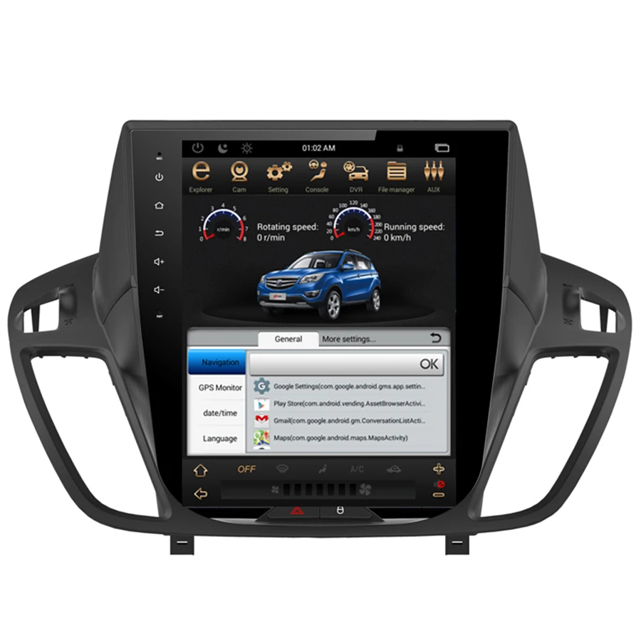 Asvegen Tesla Style 10 4 дюймов Android 6 0 четырехъядерный автомобильный мультимедийный DVD