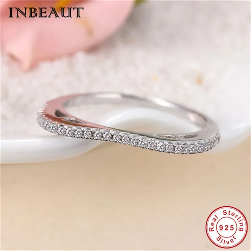 Женское вечернее кольцо INBEAUT с милым котенком CZ 100% 925 пробы серебряные милые белые