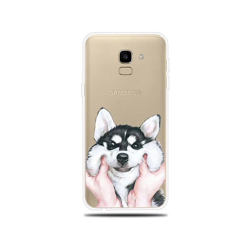 Милая собачка кошка с рисунком силиконовый чехол для телефона samsung Galaxy J1 мини J2 Pro