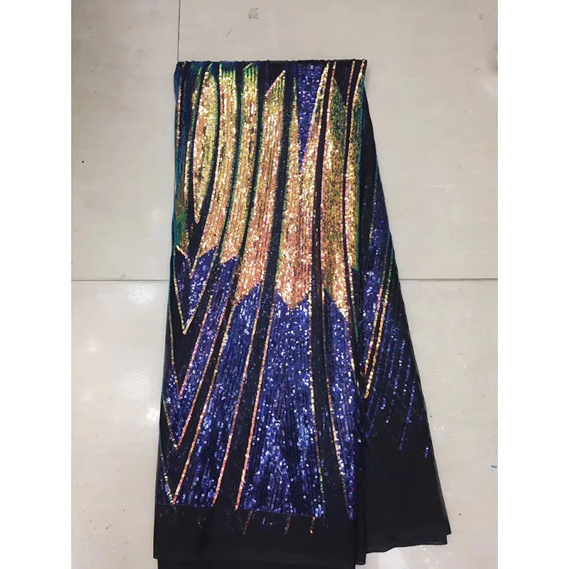 Красные Новые африканские блестки кружева ткань чистая швейцарская вуаль кружева высококачественный французский тюль сетка кружева для свадебного платья - Цвет: As picture 4
