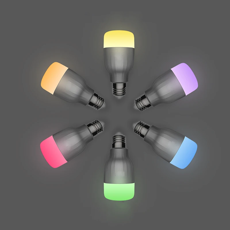 Dcloud Xiaomi yeelight смарт-светодиодные лампы multi Цвет rgb Wi-Fi затемнения E27 смартфон