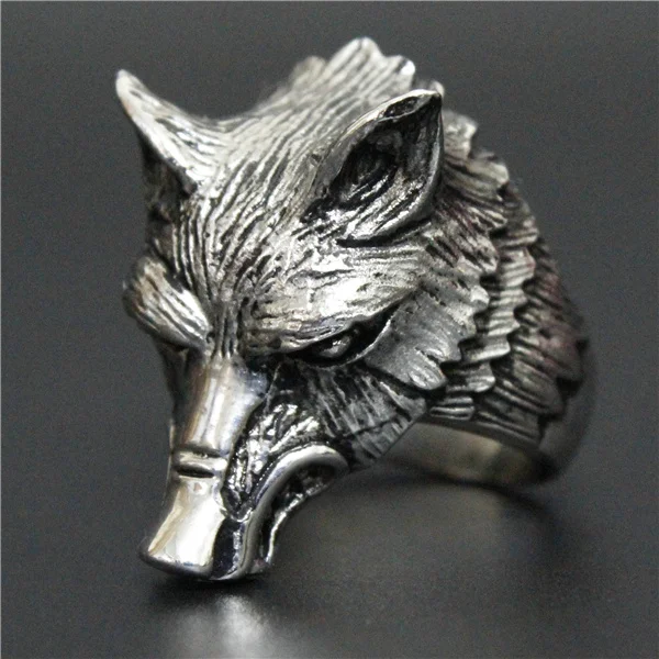 2016 Real Cool Woft Ring Punk Gothic 316L Stainless Steel Hot Biker | Украшения и аксессуары