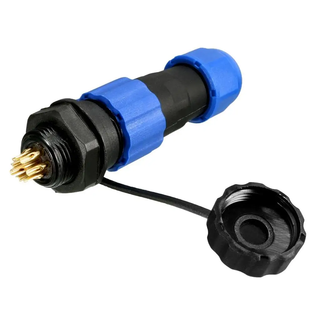 Водонепроницаемый авиационный Кабельный штекер и гнездо IP68 2 3 4 5 6 7 9 контактов 16