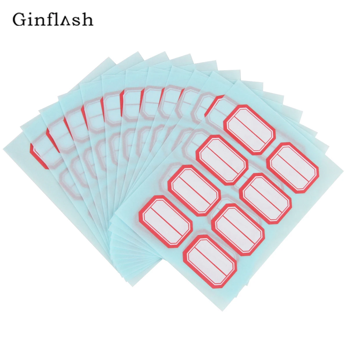 12 листов/уп красивые самоклеющиеся липкие белая этикетка для записи Имя Наклейки