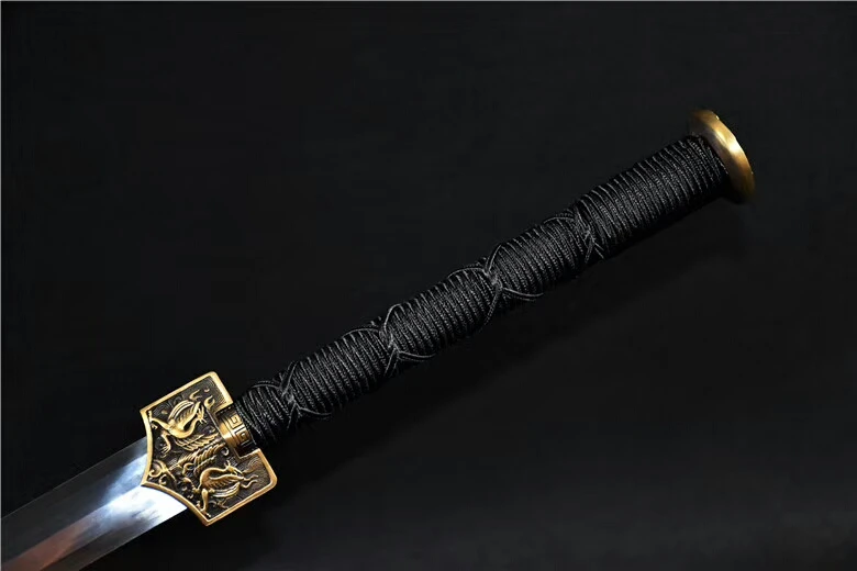 110 см китайский Wushu меч 8 сторон Han Jian двойной край 1095 дюйма высокая яркость