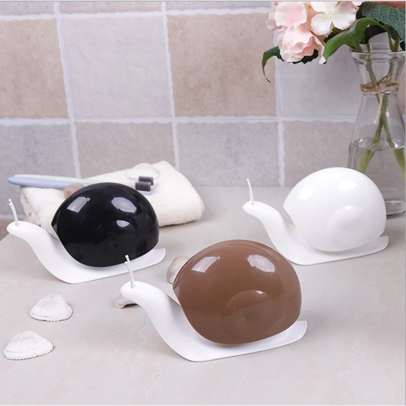 Мультяшные диспенсеры для жидкого мыла в форме улитки коробка хранения ванной