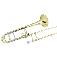 bbf tapered rotors trombone with case lacquer silver plated edward trombone musical instruments