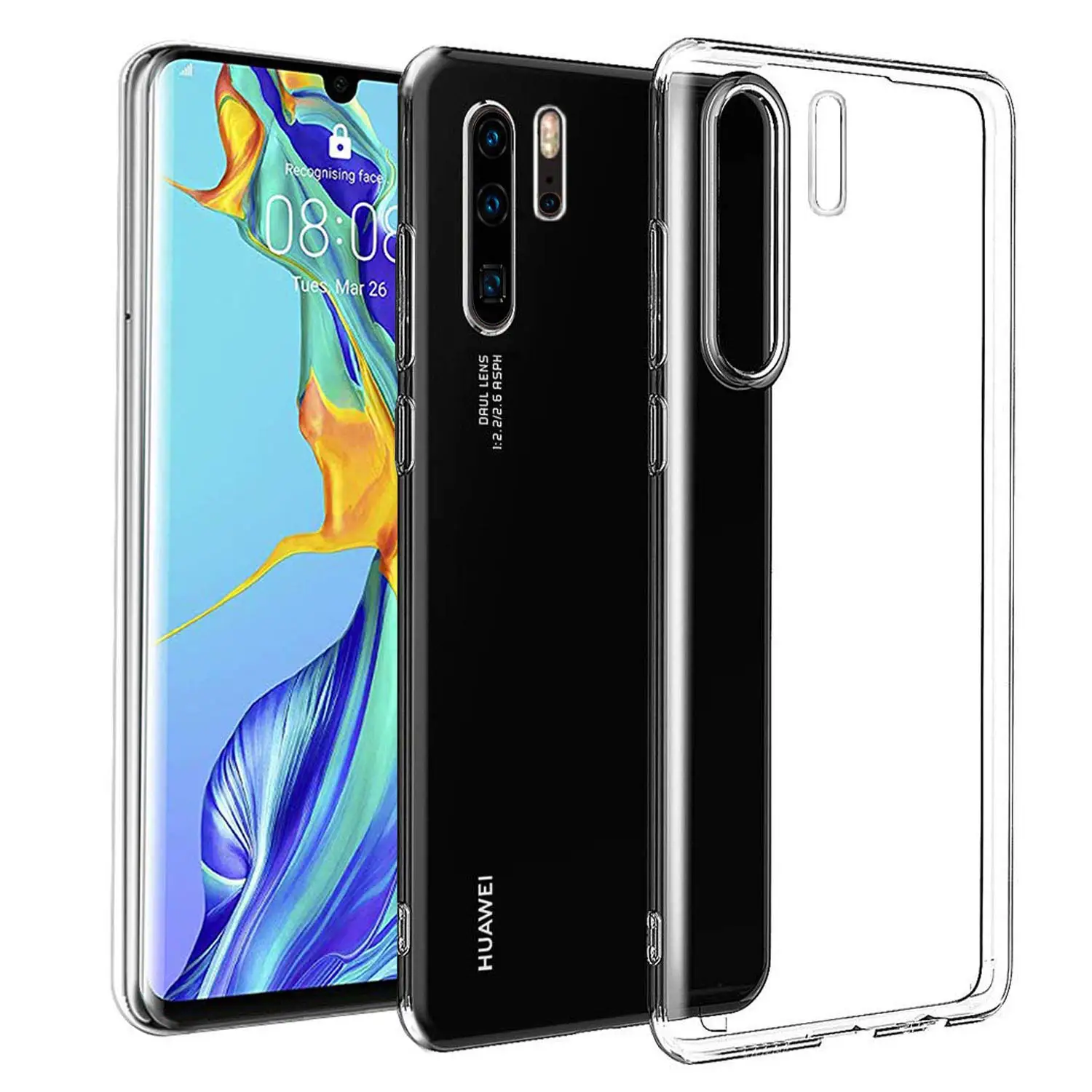 Прозрачный Чехол для huawei P Smart P30 Pro P20 P10 Plus mate 20 Lite Nova 3 4 3i Honor 9 10 10i View V10 20, прозрачный мягкий гелевый Чехол из ТПУ - Цвет: Прозрачный