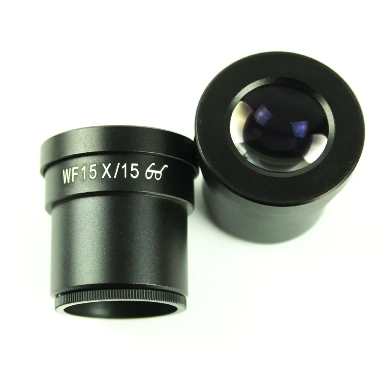 1pc WF15X WF10X 15X 20X wf25x WF30X 20 мм 10 мм 9 мм оптическое стекло высокий Eyepiont стерео микроскоп окуляр объектив с монтажным размером 30 мм - Цвет: 1pc WF15X