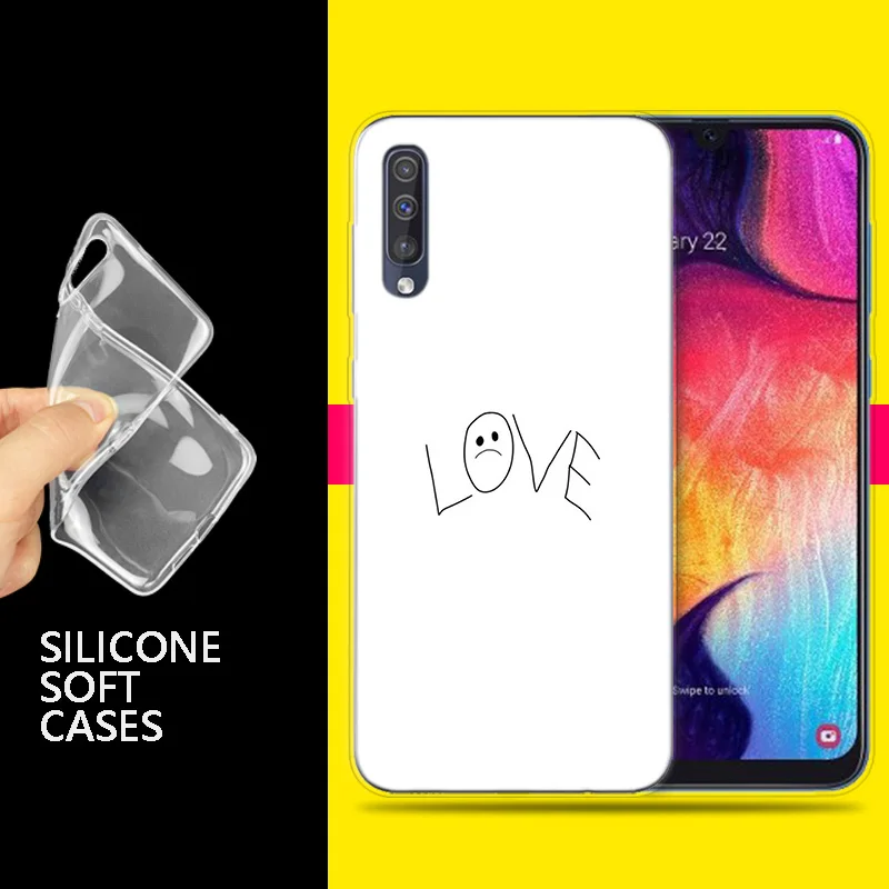 Transpatrent силиконовый чехол для samsung Galaxy A50 A70 A30 M30 M20 A10 A20 A40 M20 чехол для телефона с изображением Лила с открытым носком