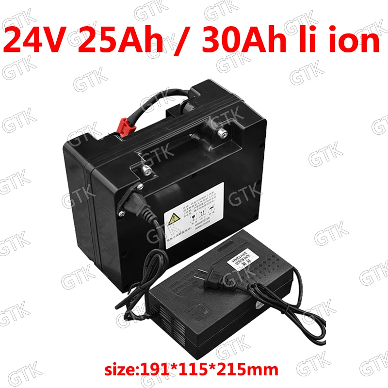 Литиевая батарея GTK 24 в 30 Ач 25 литий ионная перезаряжаемая для электрического