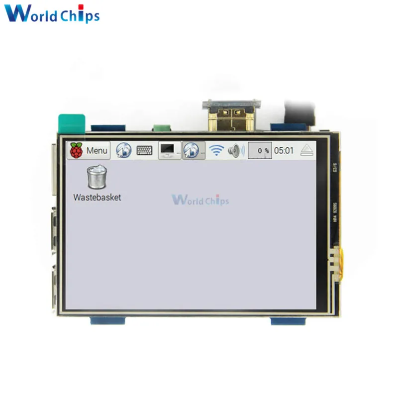 3,5 дюймов lcd HDMI USB сенсорный экран Real HD 1920x1080 ЖК-дисплей модуль с физическим разрешением 480x320 для Raspberri 3 Модель B