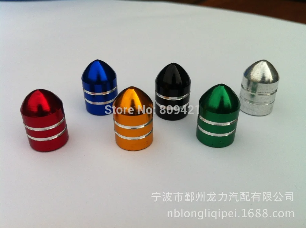 Оптовая продажа 1000 шт./лот цветные алюминиевые пылезащитные колпачки для