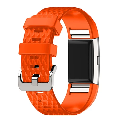 Orange Силиконовый ремешок для часов Fitbit Charge 2 Smart Watch Band спортивный сменный Браслет для Fitbit Charge2 аксессуары для часов - Цвет: Orange