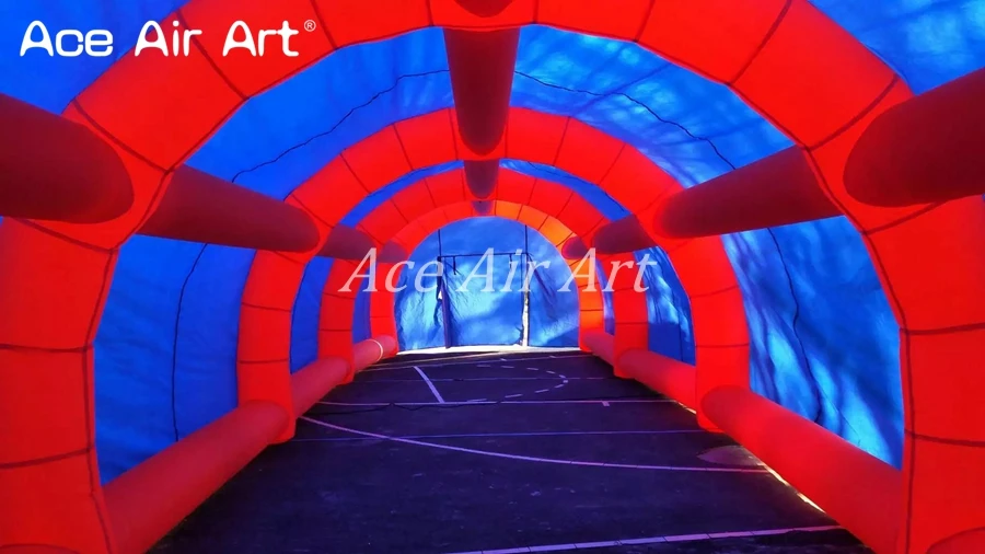 Verkauf Riesen Tragbare Lange Aufblasbare Tunnel Party Aufblasbare Kanal Zelt