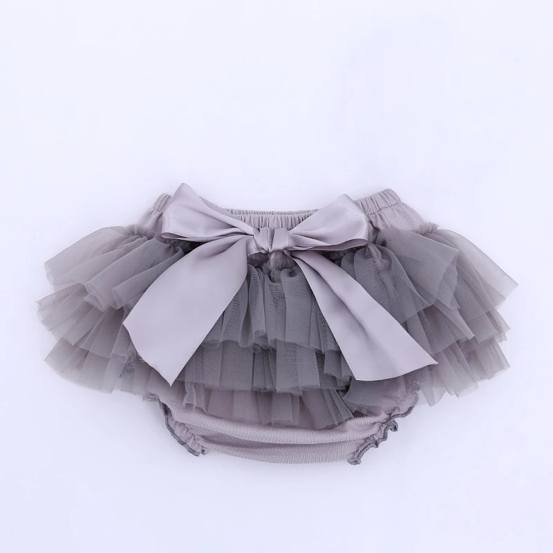 Шорты пачки для маленьких девочек штаны младенца шифоновый подгузник девочки с