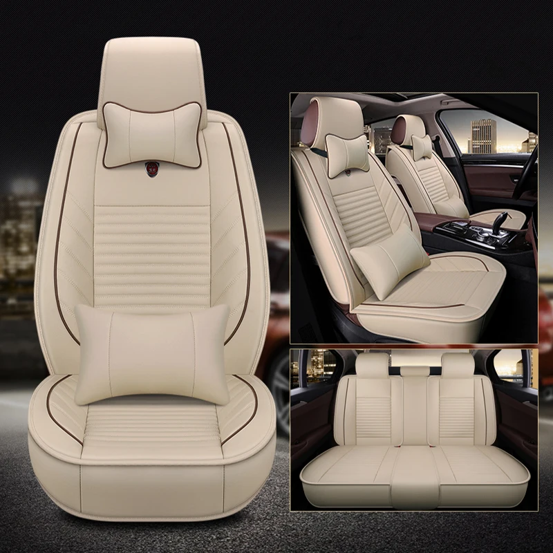 

WLMWL Universal Leather Car seat cover for Chrysler all models 300c 300 Grand Voyager car accessories car styling