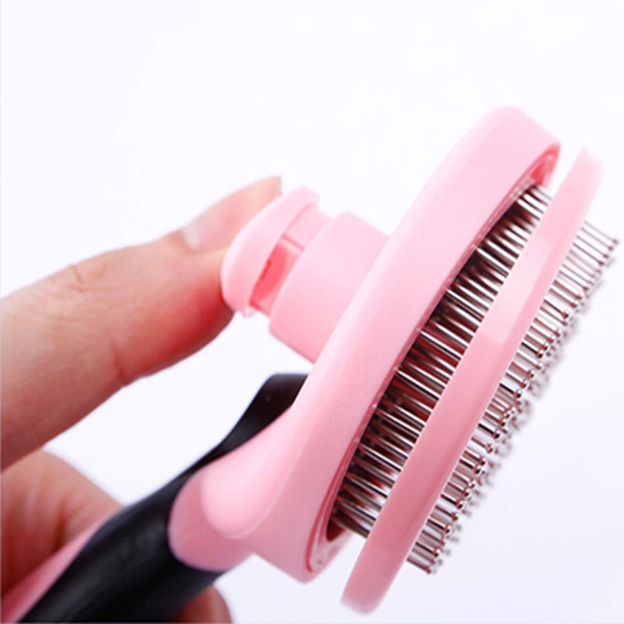 Stainless Steel Pet Comb Dog Brush Long Hair Fur Shedding Grooming Samoyed Bath Brushes Brosse Chien Animal Cleaning 50M0106 | Дом и сад