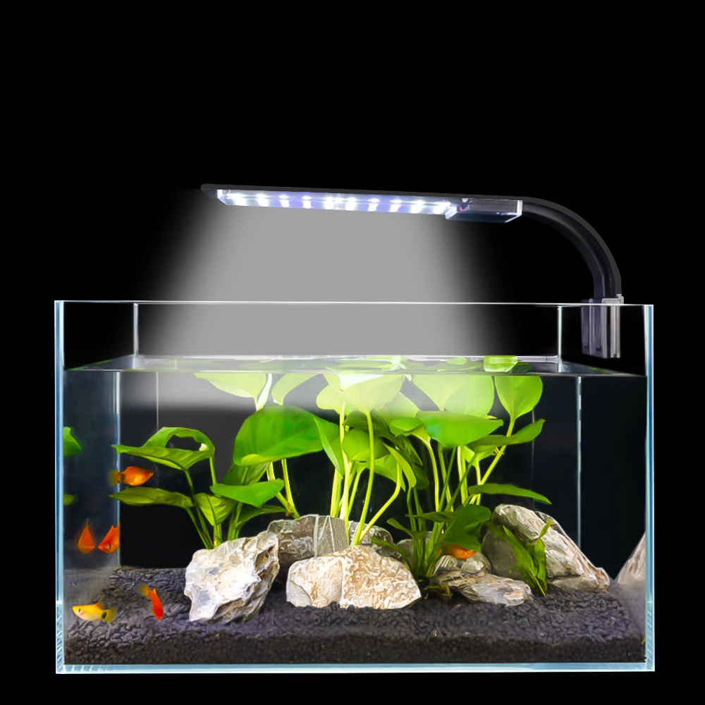 Senzeal Aquarium Light Super bright Aquarium Led Lighting M3/X3/X5/X7/X9 Clip-on Slim Fish LED Lamp 220V/110V Fish Tank LED Lamp
