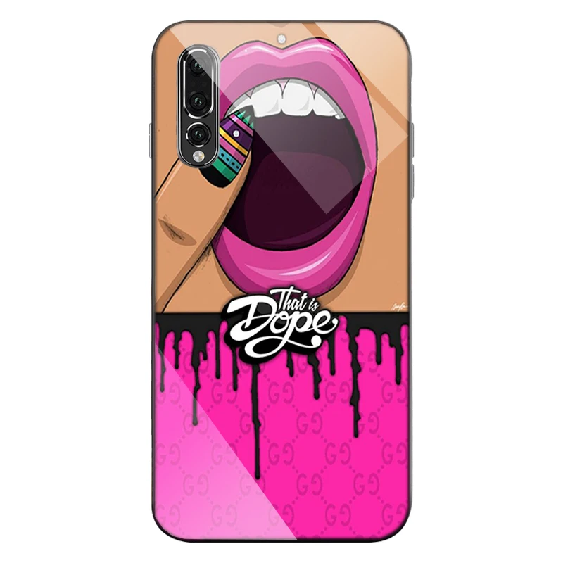 interesting snake celular cover Glass Magnetic Phone Case For huawei p20 lite p30 p10 nova4 3i mate20 Tempered Capinhas |