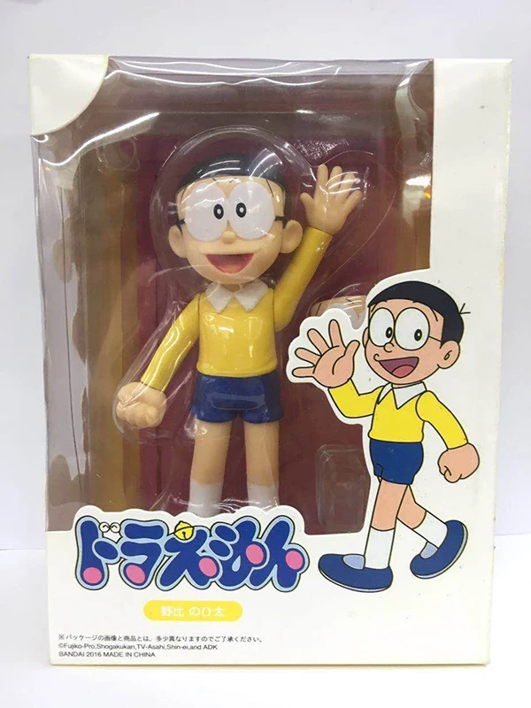 Белый Doraemon нобита ноби Shizuka Minamoto Takeshi Gouda Suneo Honekawa Dorami фигурка Figuarts нулевая игрушка 9-14 см - Цвет: Белый