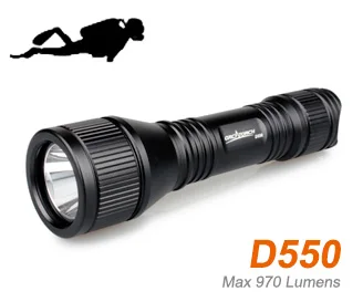 ORCATORCH D550 светильник для подводной съемки CREE XML2 Led 970 лм подводная съемка свет