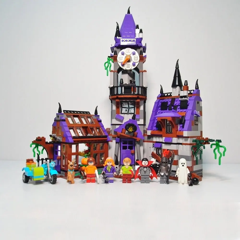 Bela Scooby-Doo Mystery Mansion строительный комплект совместимые Legoings 75904 Конструкторы кубики