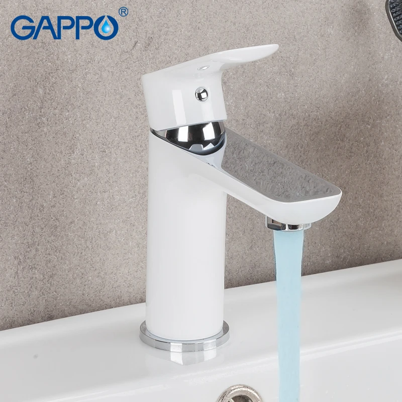 Смеситель для раковины GAPPO белый кран Водопад ванной комнаты | Обустройство дома