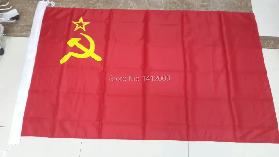 Красный революционный Союз Советских Социалистических Республик 3x5 футов супер