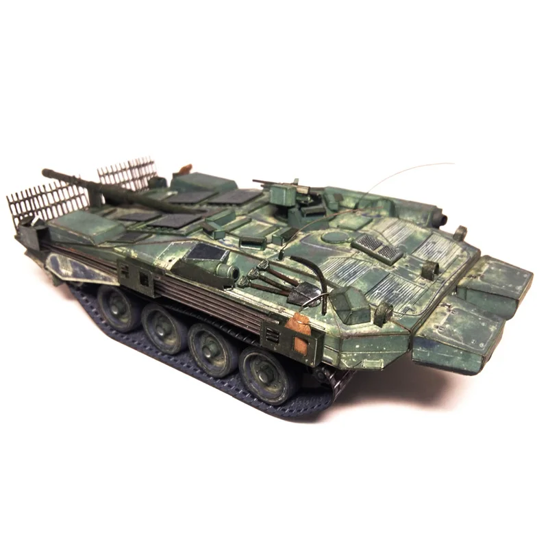 Strv 103b Швеция 1:50 танк с док DIY Бумажные модели детские игрушки игра-головоломка собрать ручная работа