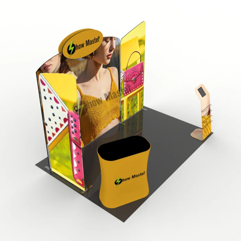 Китай Оптовая Натяжная ткань 10 футов выставочный стенд для косметики expo | Дом и