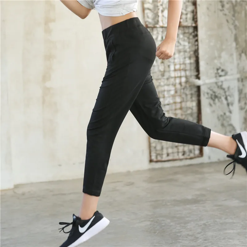 HTLD свободные женские штаны бриджи эластичные дышащие брюки для фитнеса pantalones mujer