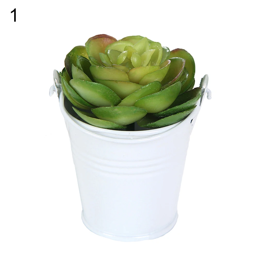Белый Cute Mini Solid Color Pail Bucket Wedding Party Candy Favours Home Hotel Decor Flower Pots& Planters - Цвет: Белый