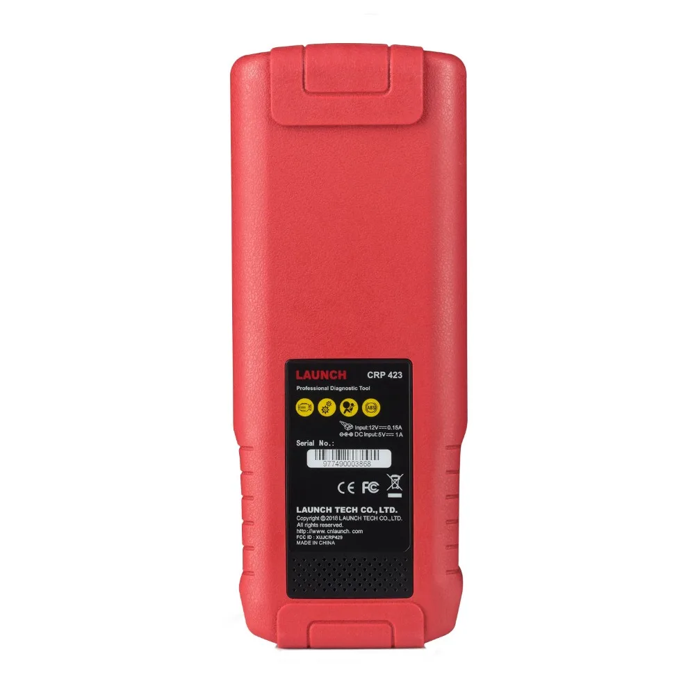 Запуск X431 CRP423 OBD2 считыватель кодов Сканер Поддержка двигателя/ABS/подушки