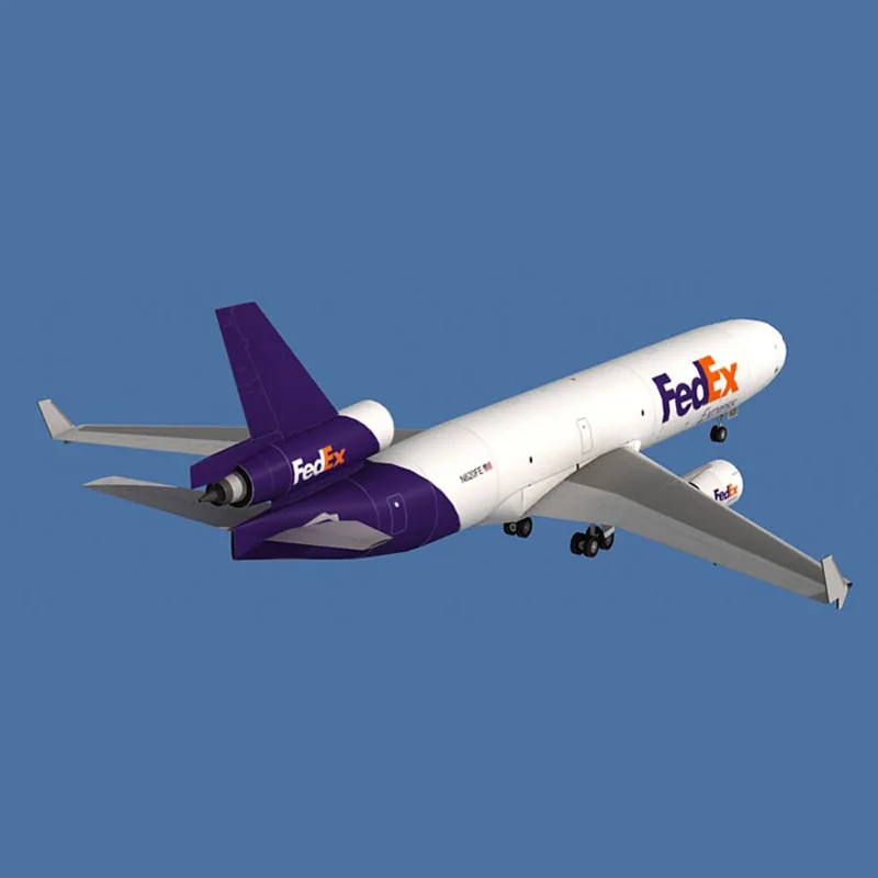DIY 1:100 Fedex самолет бумажная модель сборки ручная работа 3D игра головоломка детская
