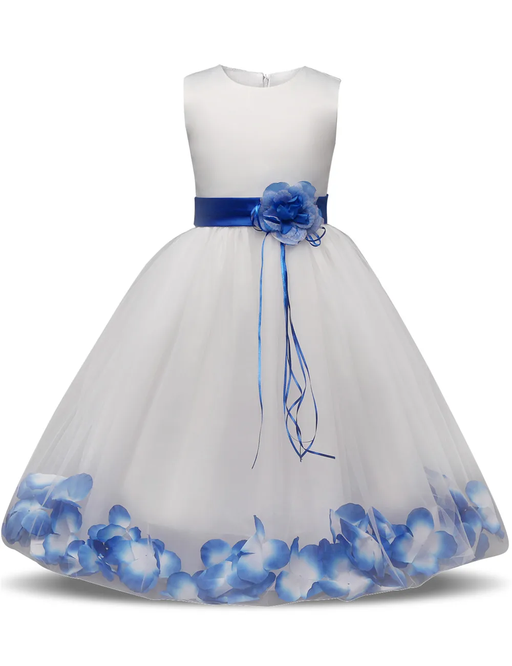 Fairy Petals Teen Girl Dress Children Ceremony Party Evening Girls Prom Gowns Kids Tulle Tutu Dresses For Frocks 10T | Детская одежда и