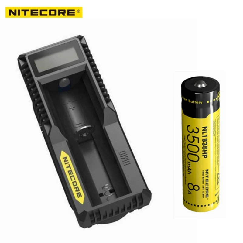 1 шт. Nitecore NL1835HP высокая производительность 18650 3500 мАч 3 6 В 12.6Wh 8A Защищенный Литий