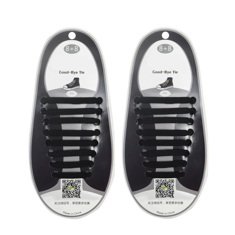 16 шт./компл. шнурки без завязки спортивные эластичные силиконовые для кроссовок