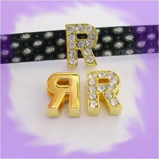 50 шт. надпись R * Slide из цинкового сплава 8 мм | Украшения и аксессуары