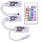 Wi-Fi RGB  RGBW светодиодный контроллер, Мини DC12V с RF IR 24Key пульт дистанционного управления для RGB  RGBW Светодиодная лента 5050 3528 RGB RGBW