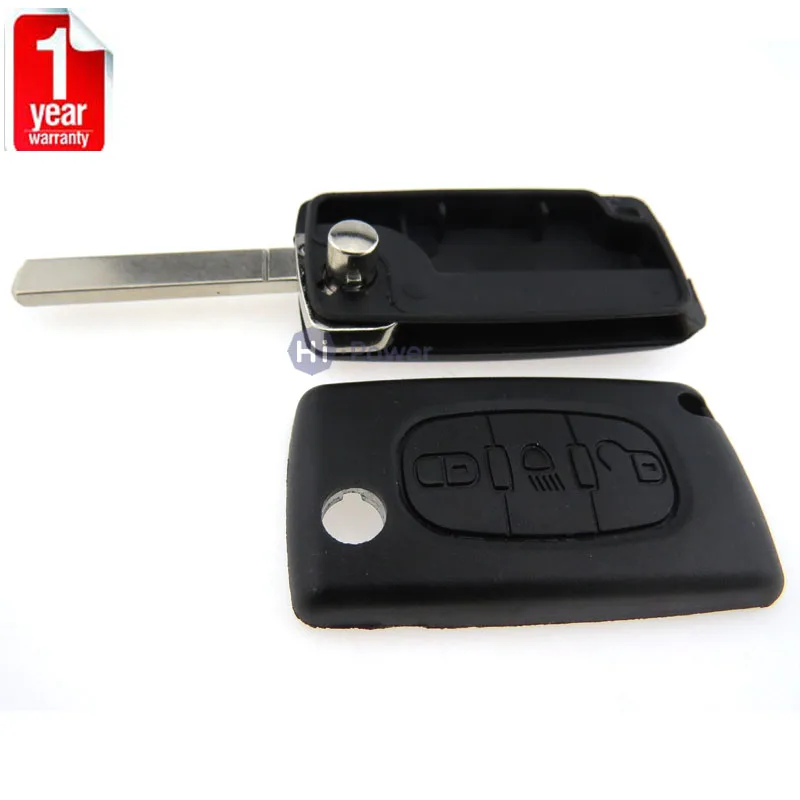 Новый 3 кнопочный Складной Корпус для автомобильного ключа брелка Citroen C4 C5 C6 C8 Xsara